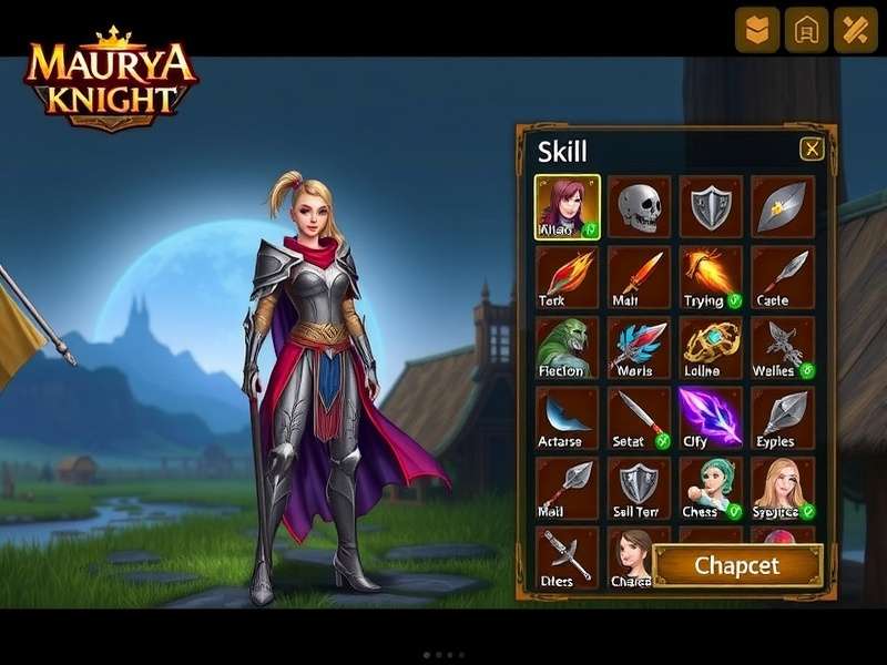 Maurya Power Knight Character Customization